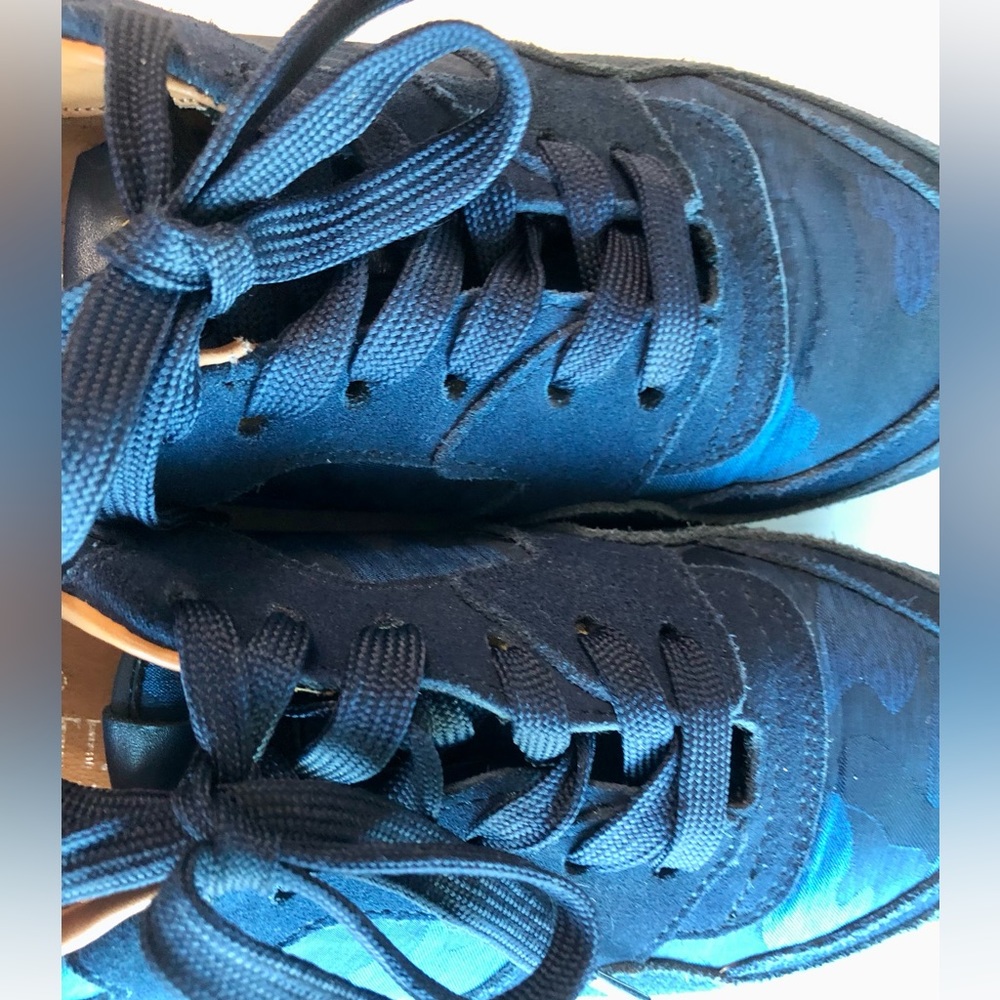 Valentino Blue Camo Sneakers - Picture 3 of 7